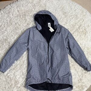 PINK Victoria's Secret Gray Hooded Jacket
